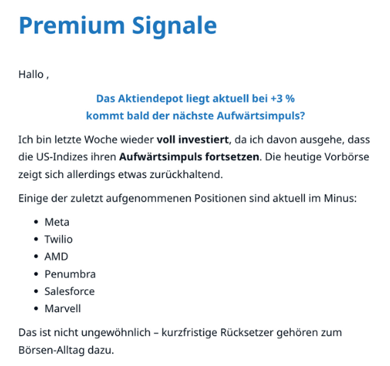 premium signale etfmaxx